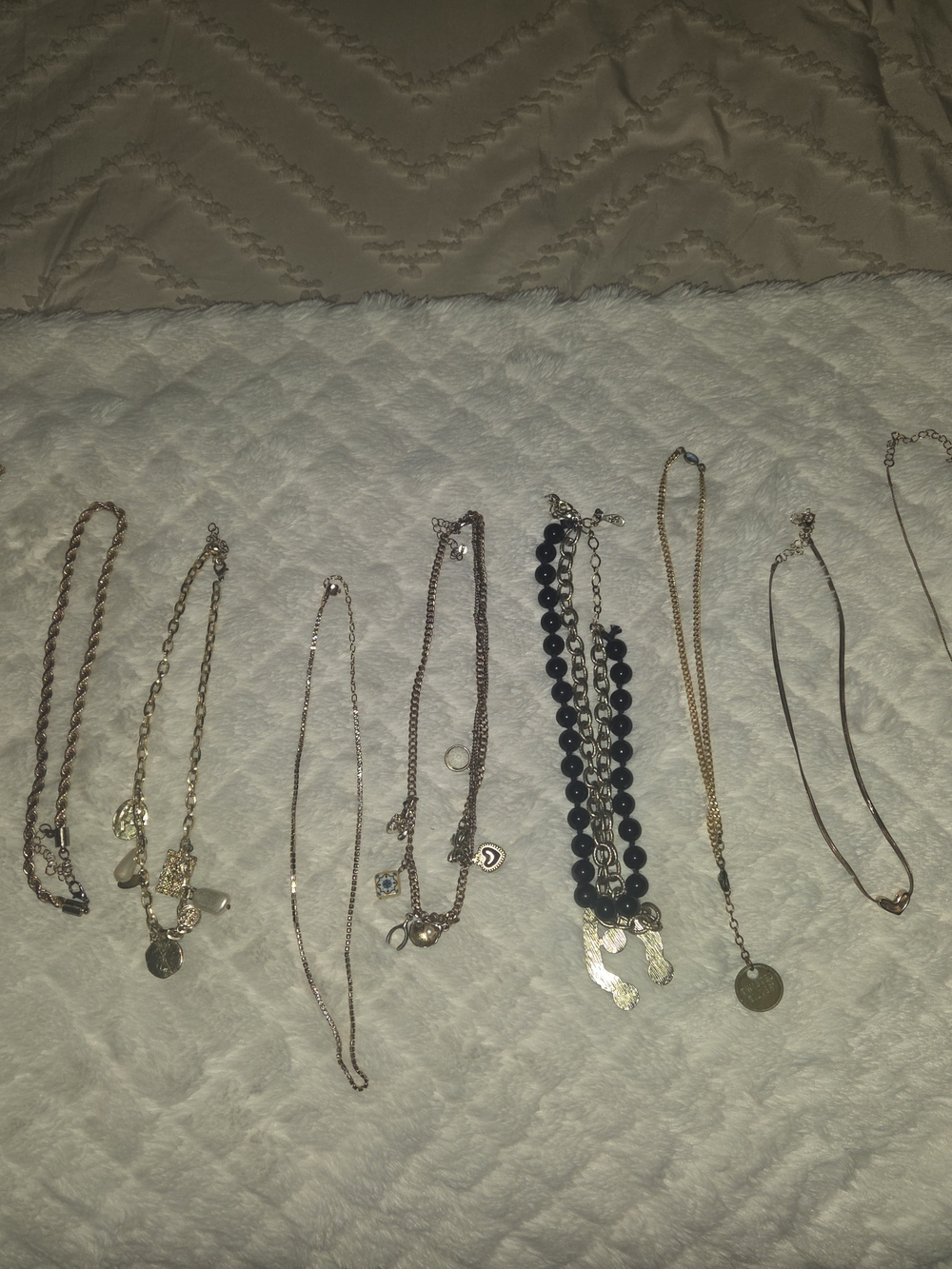 Variety of necklaces, earrings & bracelets! price is for all! some need cleaning